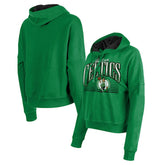 New Era - Boston Celtics Women's Boxy Pullover Hoodie - Kelly Green