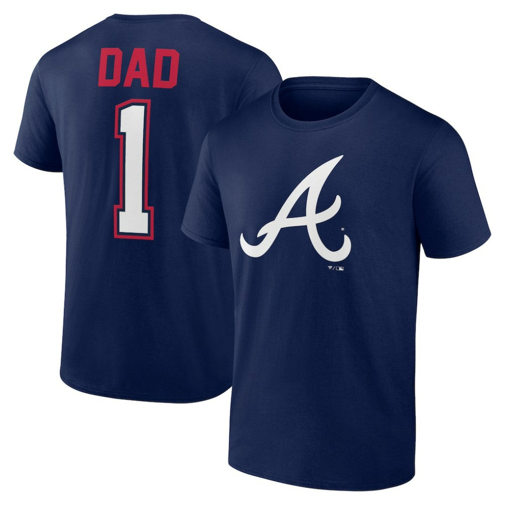 Atlanta Braves Father's Day #1 Dad T-Shirt Lifestyle