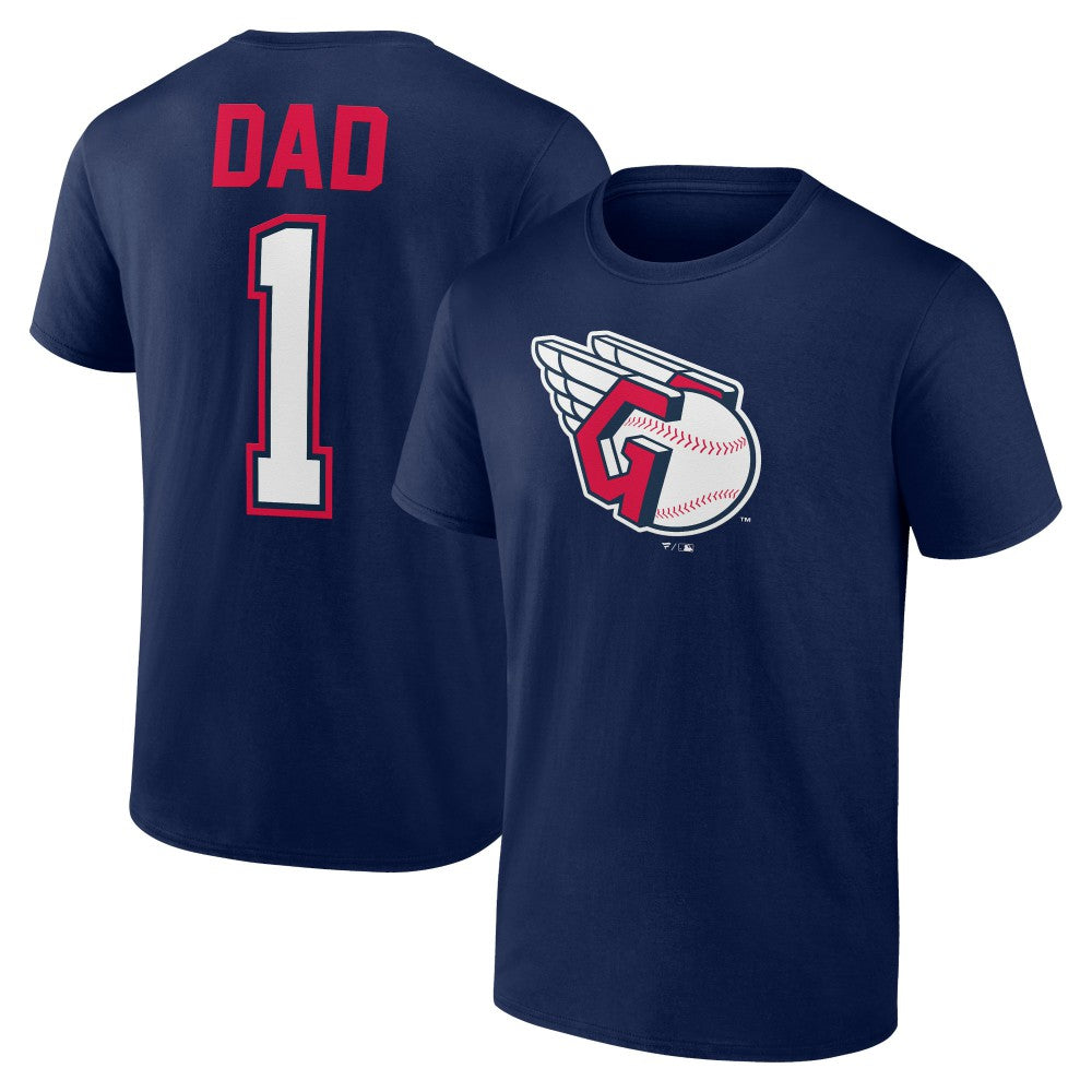 Cleveland Guardians Father's Day #1 Dad T-Shirt On Sale