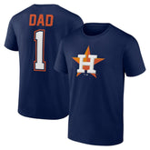 Houston Astros Father's Day #1 Dad T-Shirt Sale