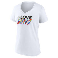 Houston Astros Women's Love Wins V-Neck T-Shirt Clearance