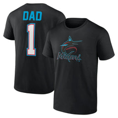 Miami Marlins Father's Day #1 Dad T-Shirt Lifestyle