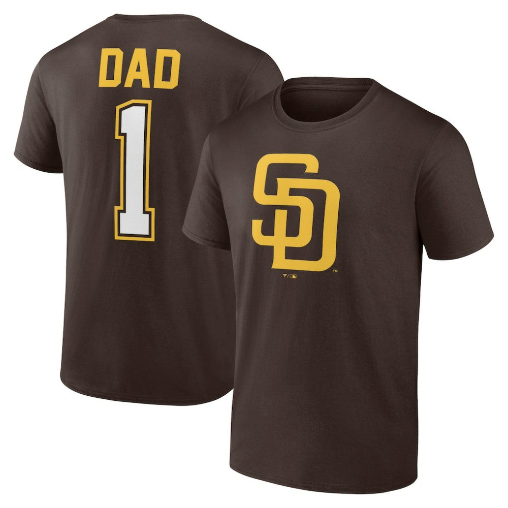 San Diego Padres Father's Day #1 Dad T-Shirt Lifestyle