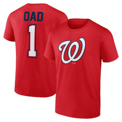 Washington Nationals Father's Day #1 Dad T-Shirt discount