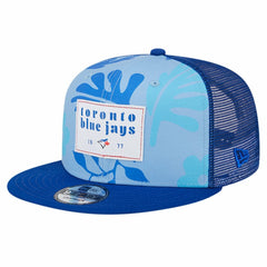 Toronto Blue Jays New Era Bikini Bottom Trucker 9FIFTY Snapback Hat Sale