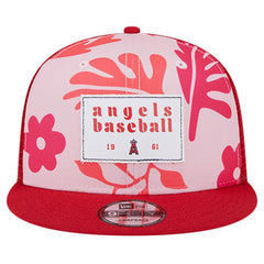 Los Angeles Angels New Era Bikini Bottom Trucker 9FIFTY Snapback Hat for sale