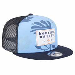 Houston Astros New Era Bikini Bottom Trucker 9FIFTY Snapback Hat Lifestyle