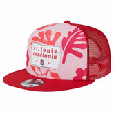 St. Louis Cardinals New Era Bikini Bottom Trucker 9FIFTY Snapback Hat Lifestyle