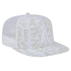 Los Angeles Angels New Era Logo Dunes A-Frame Trucker 9FIFTY Snapback Hat Near Me