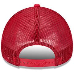 San Francisco 49ers New Era Retro Wordmark A-Frame 9FORTY Adjustable Hat White/Scarlet - NFL