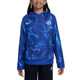 Nike Chelsea Youth Amplify Anorak Half-Zip Hoodie Jacket - Blue