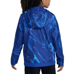 Nike Chelsea Youth Amplify Anorak Half-Zip Hoodie Jacket - Blue