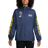 Nike Paris Saint-Germain Women's Essential Woven Full-Zip Jacket - Navy
