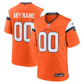 Denver Broncos Mile High Collection Custom Game Jersey Orange - Nike