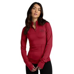 San Francisco 49ers Women's Elements Quarter-Zip Jacket Scarlet - Fanatics