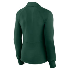 Green Bay Packers Women's Elements Raglan Quarter-Zip Jacket Green - Fanatics