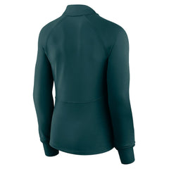 Philadelphia Eagles Women's Elements Quarter-Zip Jacket Midnight Green - Fanatics