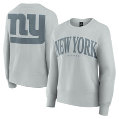 New York Giants Women's Elements Pullover Sweatshirt Gray - Fanatics