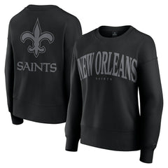 New Orleans Saints Women's Elements Pullover Sweatshirt Black - Fanatics