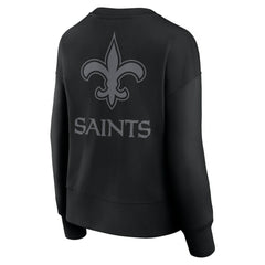 New Orleans Saints Women's Elements Pullover Sweatshirt Black - Fanatics