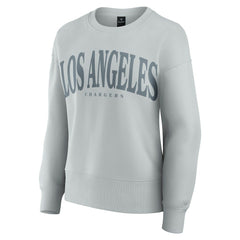 Los Angeles Chargers Women's Elements Pullover Sweatshirt Gray - Fanatics