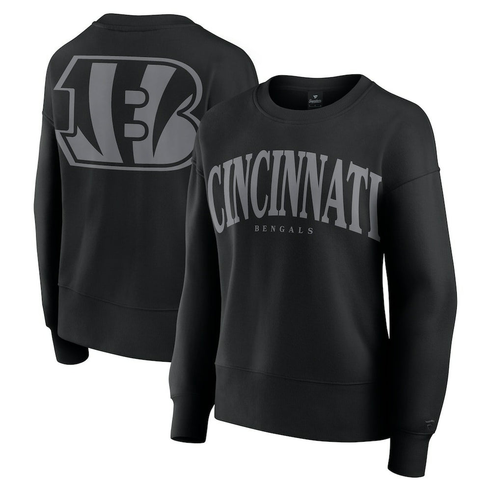 Cincinnati Bengals Women's Elements Pullover Sweatshirt Black - Fanatics