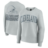 Cleveland Browns Women's Elements Pullover Sweatshirt Gray - Fanatics
