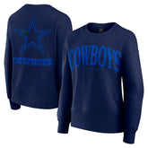 Dallas Cowboys Women's Elements Pullover Sweatshirt Navy - Fanatics