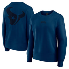 Houston Texans Women's Elements Pullover Sweatshirt Navy - Fanatics