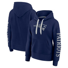 New England Patriots Women's Elements Next Pullover Hoodie Navy - Fanatics