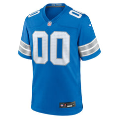 Detroit Lions Custom Game Jersey Blue - Nike