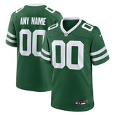 New York Jets Custom Game Jersey Legacy Green - Nike