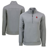 Boston Red Sox Cutter & Buck Cooperstown Collection Roam Eco Recycled Quarter-Zip Pullover Near Me