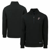 Cincinnati Reds Cutter & Buck Cooperstown Collection Roam Eco Recycled Quarter-Zip Pullover Online