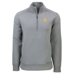 Seattle Mariners Cutter & Buck Cooperstown Collection Roam Eco Recycled Quarter-Zip Pullover Lifestyle