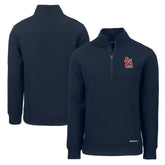 St. Louis Cardinals Cutter & Buck Cooperstown Collection Roam Eco Recycled Quarter-Zip Pullover for sale