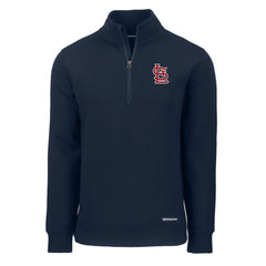 St. Louis Cardinals Cutter & Buck Cooperstown Collection Roam Eco Recycled Quarter-Zip Pullover for sale