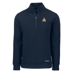 Seattle Mariners Cutter & Buck Cooperstown Collection Roam Eco Recycled Quarter-Zip Pullover Near Me