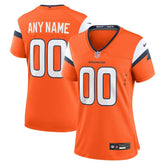 Denver Broncos Women's Mile High Collection Custom Game Jersey Orange - Nike