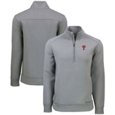 Philadelphia Phillies Cutter & Buck Roam Eco Recycled Quarter-Zip Pullover Online
