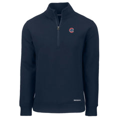 Chicago Cubs Cutter & Buck Roam Eco Recycled Quarter-Zip Pullover Sale