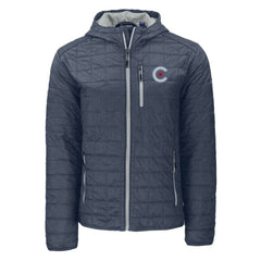 Chicago Cubs Cutter & Buck City Connect Rainier Primaloft Eco Full-Zip Hooded Jacket Clearance