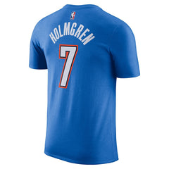 Nike - Chet Holmgren Oklahoma City Thunder Icon Edition Name & Number T-Shirt - Blue