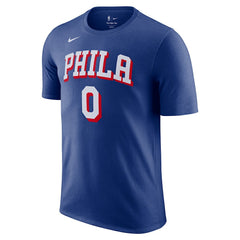 Nike - Tyrese Maxey Philadelphia 76ers Icon Edition Name & Number T-Shirt - Royal