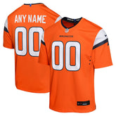 Denver Broncos Youth Mile High Collection Custom Game Jersey Orange - Nike