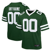 New York Jets Youth Custom Game Jersey Legacy Green - Nike
