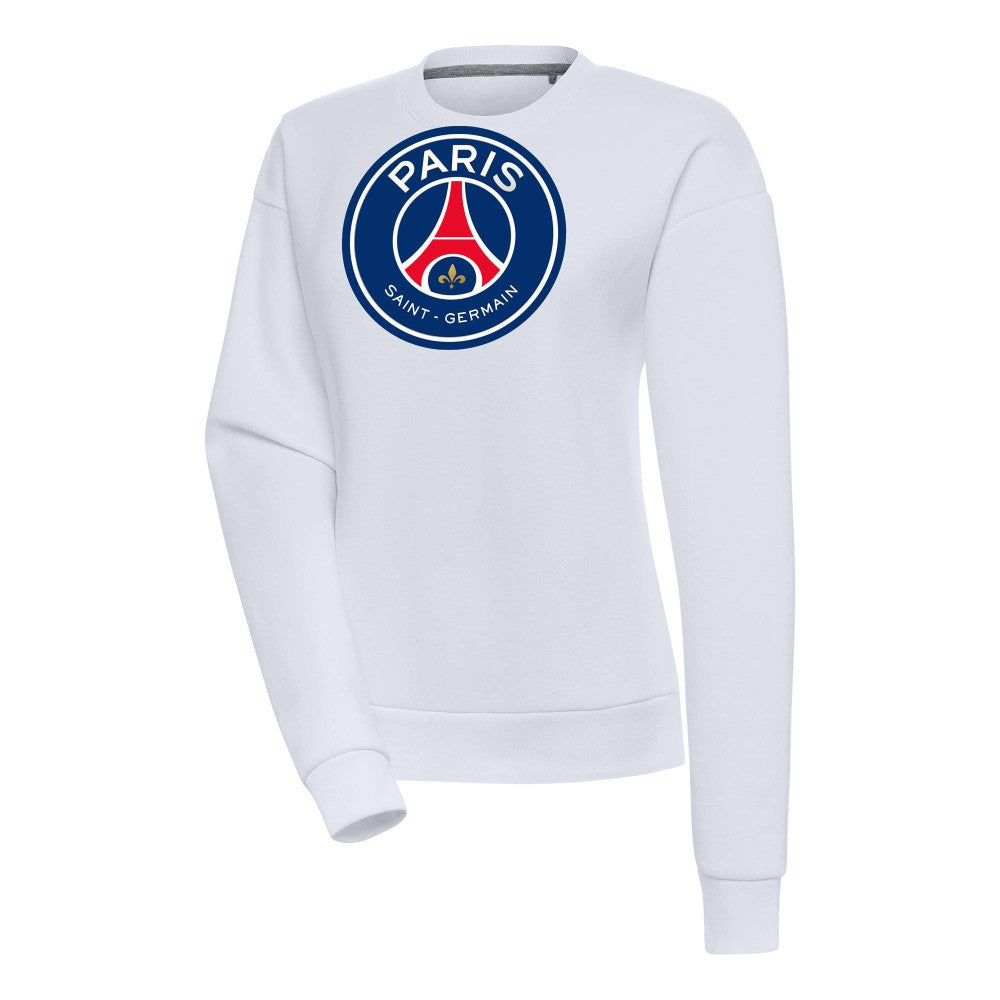 Paris Saint-Germain Women's Takeover Crewneck Pullover Sweatshirt - White