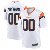 Denver Broncos Mile High Collection Custom Game Jersey White - Nike