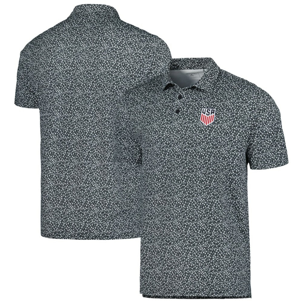USMNT Antigua Terrace Polo - Black