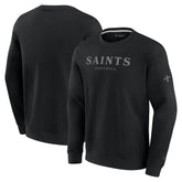 New Orleans Saints Unisex Elements Unlimited Fleece Pullover Sweatshirt Black - Fanatics